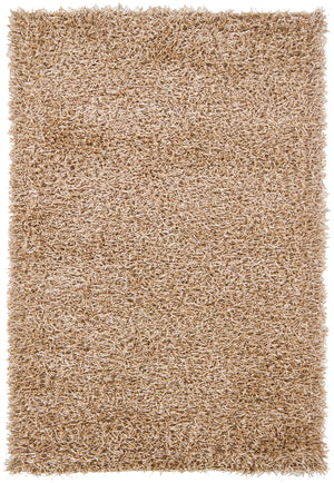 Chandra Rugs Zara 100% Polyester Hand-Woven Contemporary Rug Light Tan 9' x 13'