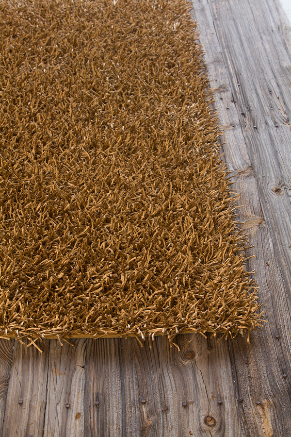 Chandra Rugs Zara 100% Polyester Hand-Woven Contemporary Rug Brown 9' x 13'