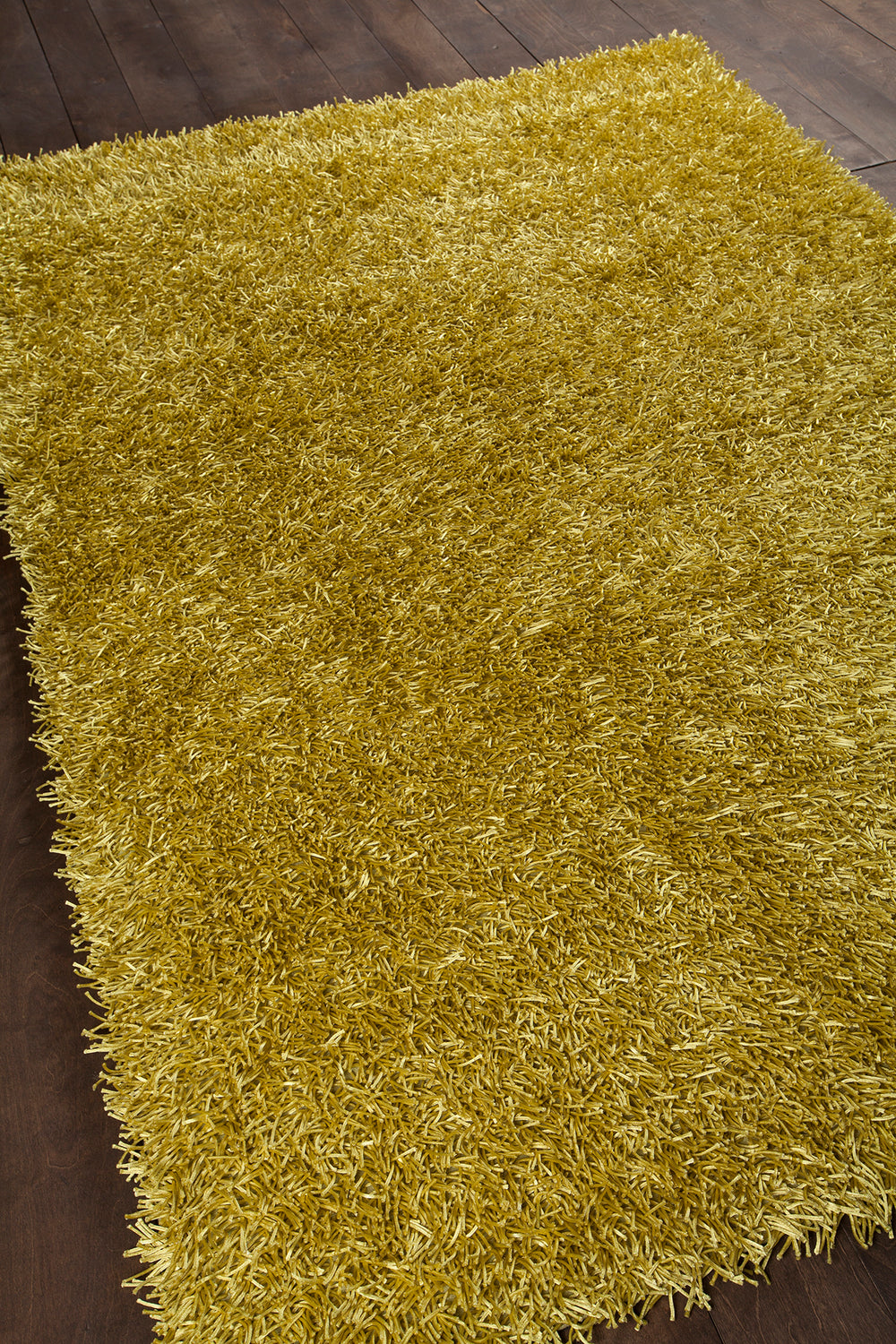 Chandra Rugs Zara 100% Polyester Hand-Woven Contemporary Rug Green 9' x 13'