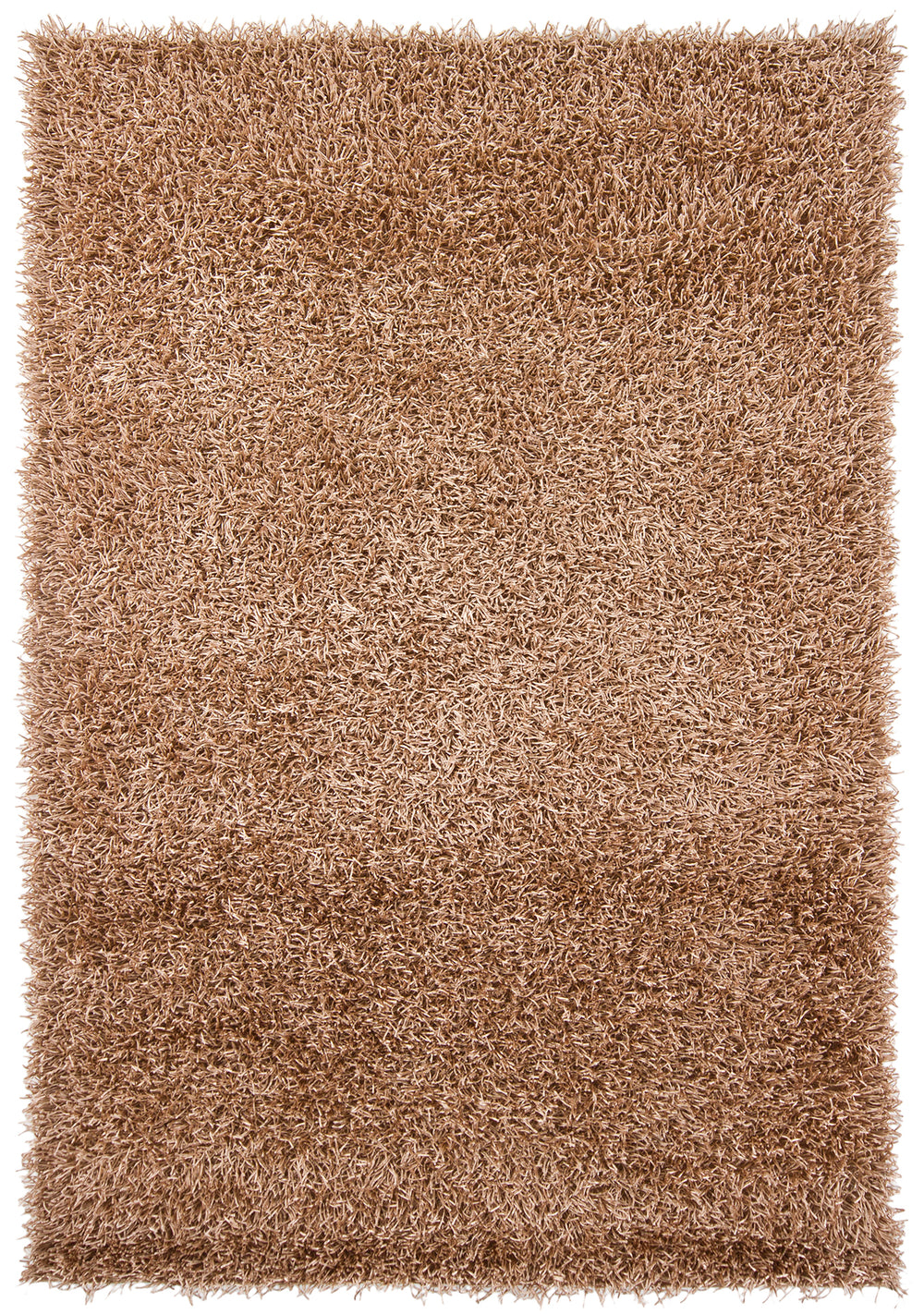 Chandra Rugs Zara 100% Polyester Hand-Woven Contemporary Rug Tan 9' x 13'