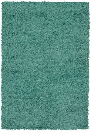 Chandra Rugs Zara 100% Polyester Hand-Woven Contemporary Rug Blue 9' x 13'