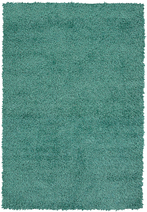 Chandra Rugs Zara 100% Polyester Hand-Woven Contemporary Rug Blue 9' x 13'