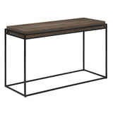 Modern Sofa Table with Metal Accent Legs