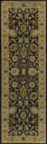 Momeni Zarin ZR-02 Hand Tufted Traditional Oriental Indoor Area Rug Charcoal 9'6" x 13'6" ZARINZR-02CHR96D6