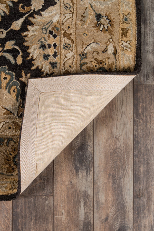 Momeni Zarin ZR-02 Hand Tufted Traditional Oriental Indoor Area Rug Charcoal 9'6" x 13'6" ZARINZR-02CHR96D6