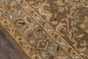 Momeni Zarin ZR-02 Hand Tufted Traditional Oriental Indoor Area Rug Mocha 9'6" x 13'6" ZARINZR-02MOC96D6