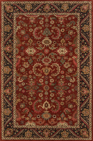 Momeni Zarin ZR-06 Hand Tufted Traditional Oriental Indoor Area Rug Pomegranate 9'6" x 13'6" ZARINZR-06POM96D6
