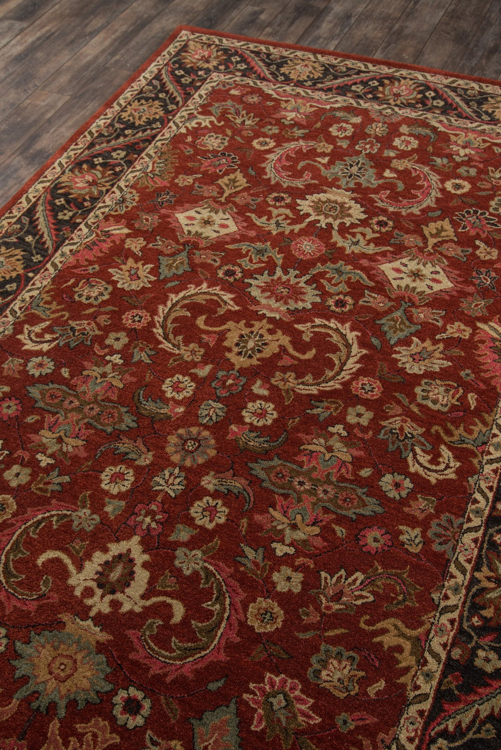 Momeni Zarin ZR-06 Hand Tufted Traditional Oriental Indoor Area Rug Pomegranate 9'6" x 13'6" ZARINZR-06POM96D6