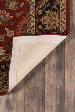 Momeni Zarin ZR-06 Hand Tufted Traditional Oriental Indoor Area Rug Pomegranate 9'6" x 13'6" ZARINZR-06POM96D6