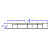 English Elm EE3056 Contemporary Commercial Grade Modular Set Black EEV-17545