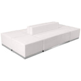 English Elm EE3061 Contemporary Commercial Grade Modular Set Melrose White EEV-17556