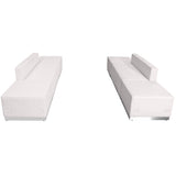 English Elm EE3062 Contemporary Commercial Grade Modular Set Melrose White EEV-17558