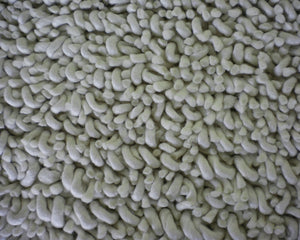 Chandra Rugs Zeal 65% Wool + 35% Viscose Hand-Woven Contemporary Shag Rug White 9' x 13'