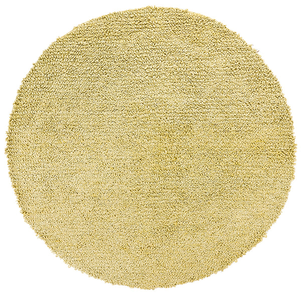 Chandra Rugs Zeal 65% Wool + 35% Viscose Hand-Woven Contemporary Shag Rug Olive Green 7'9 Round