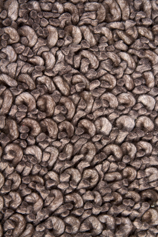 Chandra Rugs Zeal 65% Wool + 35% Viscose Hand-Woven Contemporary Shag Rug Charcoal 9' x 13'