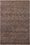 Chandra Rugs Zeal 65% Wool + 35% Viscose Hand-Woven Contemporary Shag Rug Charcoal 9' x 13'