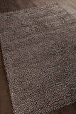 Chandra Rugs Zeal 65% Wool + 35% Viscose Hand-Woven Contemporary Shag Rug Charcoal 9' x 13'