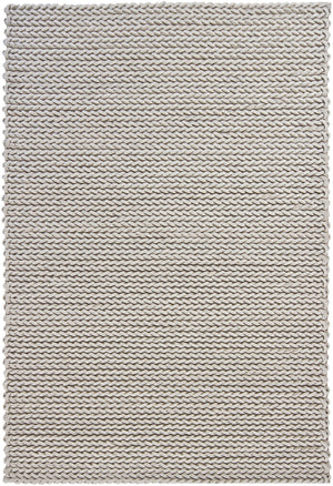 Chandra Rugs Zensar 100% Wool Hand-Woven Contemporary Rug Ivory 7'9 x 10'6