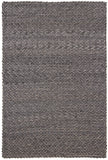 Chandra Rugs Zensar 100% Wool Hand-Woven Contemporary Rug Grey 7'9 x 10'6