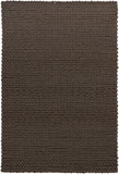 Chandra Rugs Zensar 100% Wool Hand-Woven Contemporary Rug Brown 7'9 x 10'6