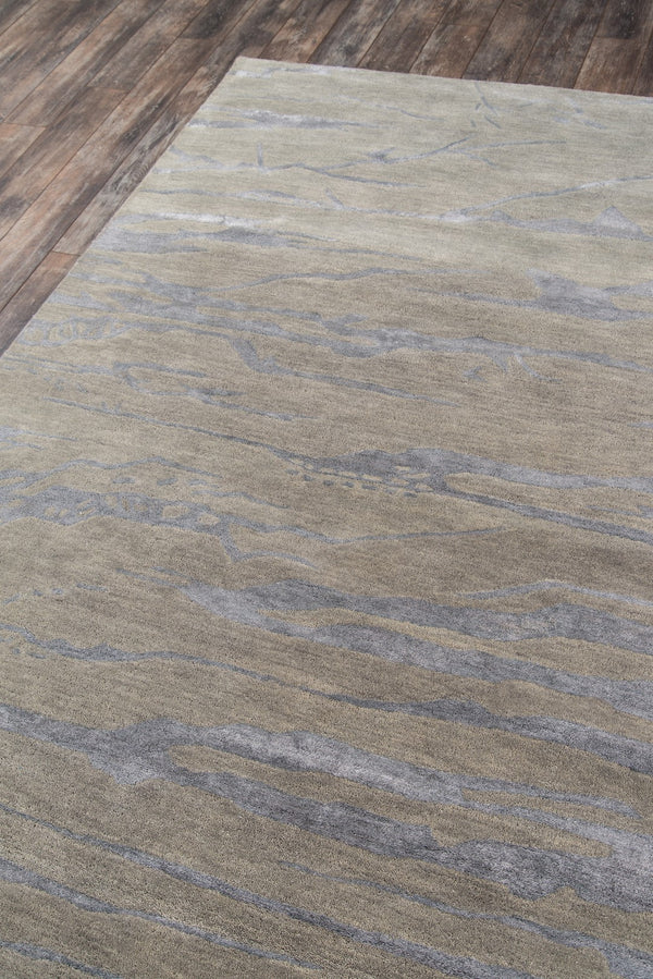 Momeni Zen ZEN-2 Hand Tufted Contemporary Abstract Indoor Area Rug Grey 8' x 11' ZEN00ZEN-2GRY80B0