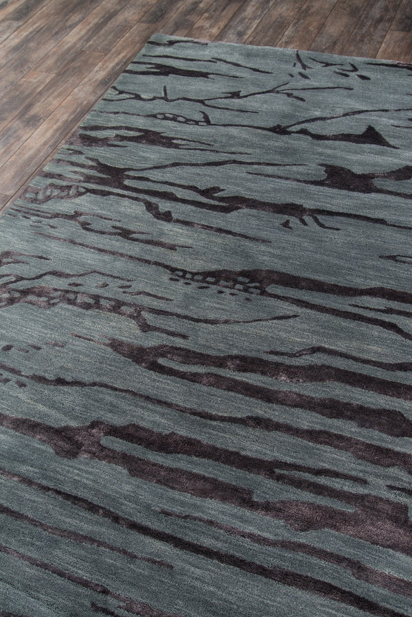 Momeni Zen ZEN-2 Hand Tufted Contemporary Abstract Indoor Area Rug Slate 8' x 11' ZEN00ZEN-2SLT80B0