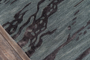 Momeni Zen ZEN-2 Hand Tufted Contemporary Abstract Indoor Area Rug Slate 8' x 11' ZEN00ZEN-2SLT80B0