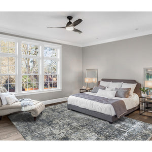 AMER Rugs Zenith ZEN-1 Hand-Knotted Abstract Modern & Contemporary Area Rug Gray/Blue 10' x 14'