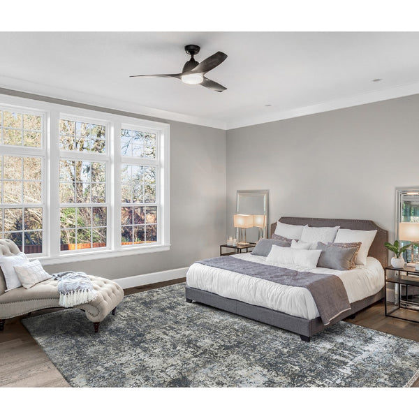 AMER Rugs Zenith ZEN-1 Hand-Knotted Abstract Modern & Contemporary Area Rug Gray/Blue 10' x 14'