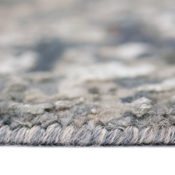 AMER Rugs Zenith ZEN-1 Hand-Knotted Abstract Modern & Contemporary Area Rug Gray/Blue 10' x 14'