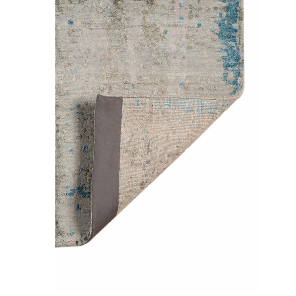 AMER Rugs Zenith ZEN-11 Hand-Knotted Abstract Modern & Contemporary Area Rug Blue 10' x 14'