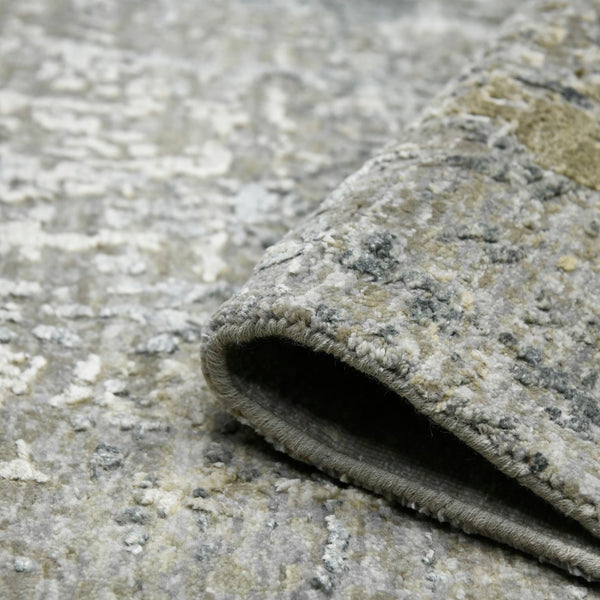 AMER Rugs Zenith ZEN-2 Hand-Knotted Abstract Modern & Contemporary Area Rug Tan 10' x 14'