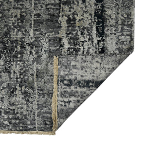 AMER Rugs Zenith ZEN-38 Hand-Knotted Abstract Modern & Contemporary Area Rug Charcoal 10' x 14'