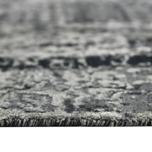 AMER Rugs Zenith ZEN-38 Hand-Knotted Abstract Modern & Contemporary Area Rug Charcoal 10' x 14'