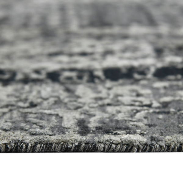 AMER Rugs Zenith ZEN-38 Hand-Knotted Abstract Modern & Contemporary Area Rug Charcoal 10' x 14'