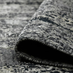 AMER Rugs Zenith ZEN-38 Hand-Knotted Abstract Modern & Contemporary Area Rug Charcoal 10' x 14'