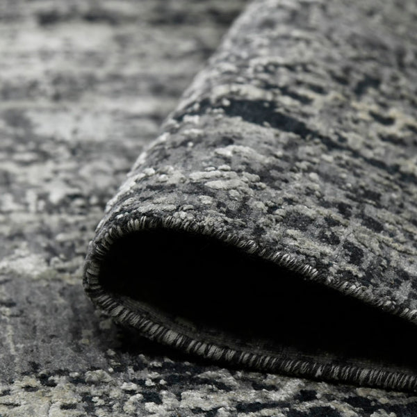 AMER Rugs Zenith ZEN-38 Hand-Knotted Abstract Modern & Contemporary Area Rug Charcoal 10' x 14'