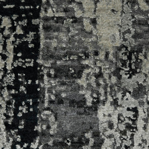 AMER Rugs Zenith ZEN-38 Hand-Knotted Abstract Modern & Contemporary Area Rug Charcoal 10' x 14'