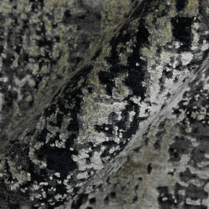 AMER Rugs Zenith ZEN-38 Hand-Knotted Abstract Modern & Contemporary Area Rug Charcoal 10' x 14'