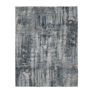 AMER Rugs Zenith ZEN-52 Hand-Knotted Abstract Modern & Contemporary Area Rug Graphite 10' x 14'