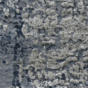 AMER Rugs Zenith ZEN-52 Hand-Knotted Abstract Modern & Contemporary Area Rug Graphite 10' x 14'