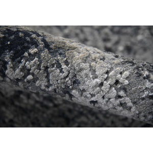 AMER Rugs Zenith ZEN-52 Hand-Knotted Abstract Modern & Contemporary Area Rug Graphite 10' x 14'