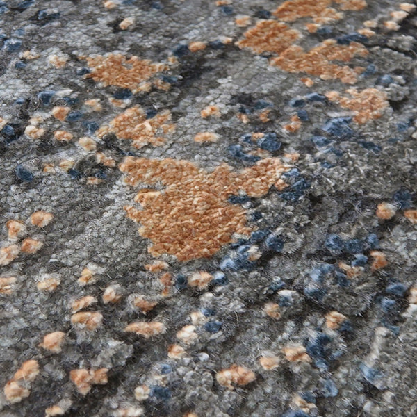 AMER Rugs Zenith ZEN-55 Hand-Knotted Abstract Modern & Contemporary Area Rug Dark Gray 10' x 14'