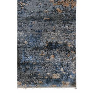 AMER Rugs Zenith ZEN-55 Hand-Knotted Abstract Modern & Contemporary Area Rug Dark Gray 10' x 14'