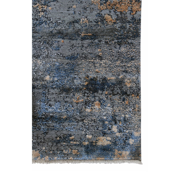 AMER Rugs Zenith ZEN-55 Hand-Knotted Abstract Modern & Contemporary Area Rug Dark Gray 10' x 14'