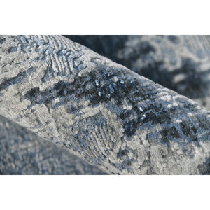 AMER Rugs Zenith ZEN-82 Hand-Knotted Abstract Modern & Contemporary Area Rug Blue 10' x 14'