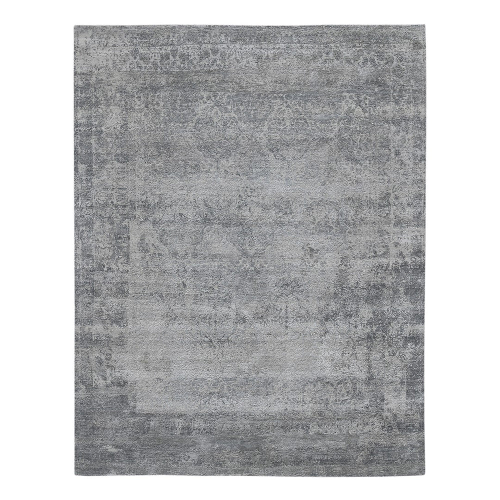 AMER Rugs Zenith ZEN-86 Hand-Knotted Abstract Modern & Contemporary Area Rug Gray 10' x 14'