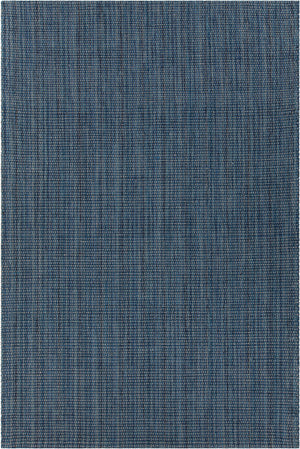 Chandra Rugs Ziva 100% Wool Hand-Woven Contemporary Flat Rug Blue/Grey/Black 9' x 13'