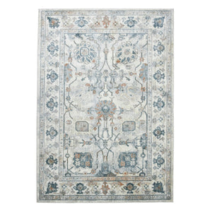 AMER Rugs Ziva ZIV-1 Power-Loomed Oriental Traditional Area Rug Coral 8'9" x 11'9"