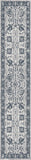 AMER Rugs Ziva ZIV-3 Power-Loomed Oriental Traditional Area Rug Ivory 2'6" x 10'
